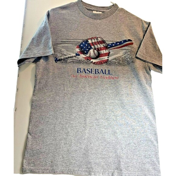 Tennesse River T-Shirt Baseball "An American Tradition" Unisex Adult Medium - Picture 1 of 6